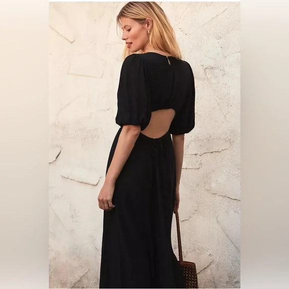 Beach Riot Women’s Weston Linen-Blend Maxi Dress, Size Small , $198 - Picture 3 of 11